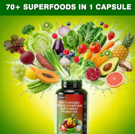 Fruits & Veggies Superfood — 70+ Blend, 120 Capsules — product details