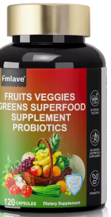 Fruits & Veggies Superfood — 70+ Blend, 120 Capsules — product bottle