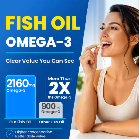 Omega-3 Fish Oil — 2,160 mg EPA+DHA per serving — product details