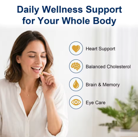 Omega-3 Fish Oil — 2,160 mg EPA+DHA per serving — in use