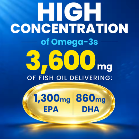 Omega-3 Fish Oil — 2,160 mg EPA+DHA per serving — product details