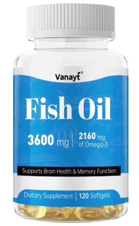 Omega-3 Fish Oil — 2,160 mg EPA+DHA per serving — product bottle