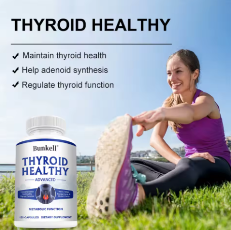 Thyroid Support — Iodine, Selenium, Zinc & L-Tyrosine — in use