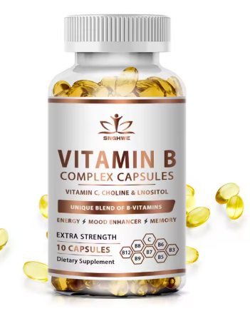 Vitamin B Complex + C, Choline & Inositol — 120 Capsules — product bottle