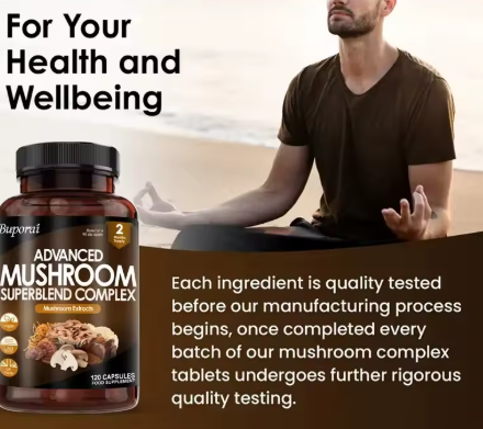 Mushroom Super Blend Complex — in use