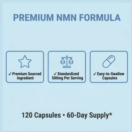 NMN 500 mg per serving — 120 Capsules — product details