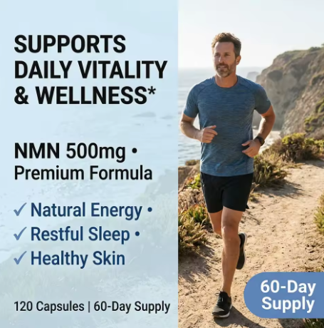 NMN 500 mg per serving — 120 Capsules — in use