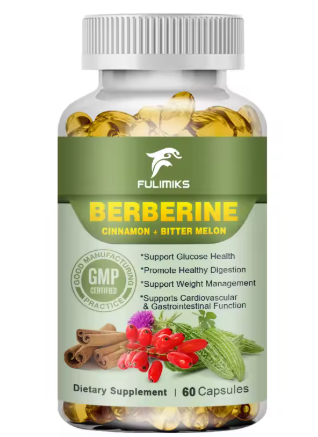 Berberine with Cinnamon, Bitter Melon & Turmeric — product bottle