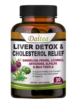 Liver Support — Dandelion, Artichoke, Milk Thistle & Alfalfa — product bottle
