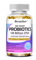 Probiotics 120 Billion CFU — 36 Strains + Enzymes — product bottle