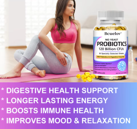 Probiotics 120 Billion CFU — 36 Strains + Enzymes — in use