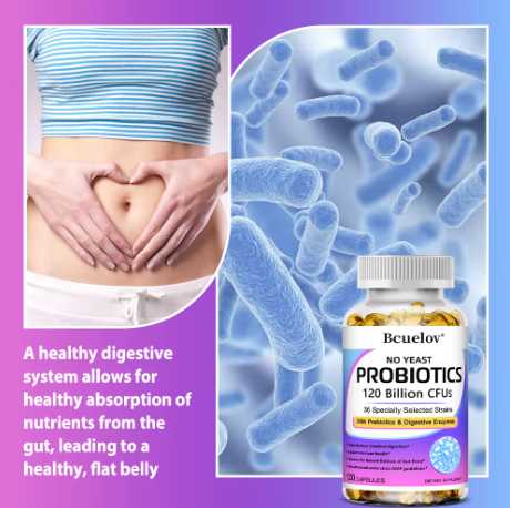 Probiotics 120 Billion CFU — 36 Strains + Enzymes — product details