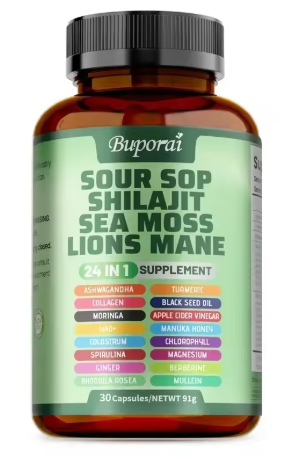 Soursop 24-in-1 Wellness Blend — product bottle