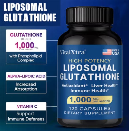 Liposomal Glutathione 1,000 mg + Vitamin C — product details