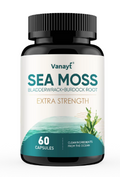 Sea Moss with Burdock Root & Bladderwrack — 120 Capsules — product bottle