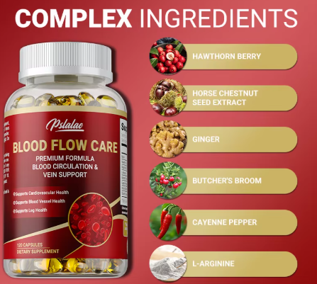 Blood Flow Support Formula — 120 Capsules — product details