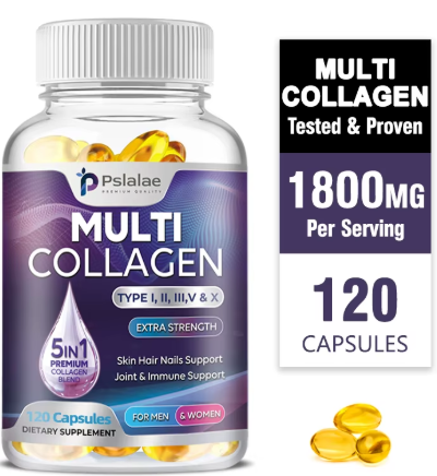 Multi Collagen Complex — Types I, II, III, V & X, 1,800 mg — product details