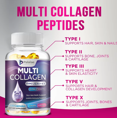 Multi Collagen Complex — Types I, II, III, V & X, 1,800 mg — product details