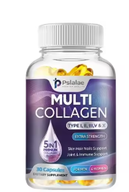 Multi Collagen Complex — Types I, II, III, V & X, 1,800 mg — product bottle