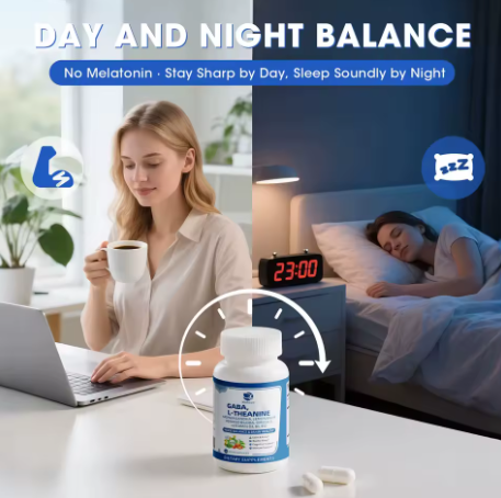 GABA 10-in-1 with L-Theanine & Ashwagandha — 90 Capsules — product details