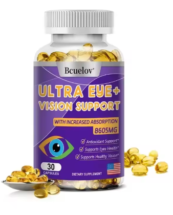 Lutein and zeaxanthin eye vitamin bottle