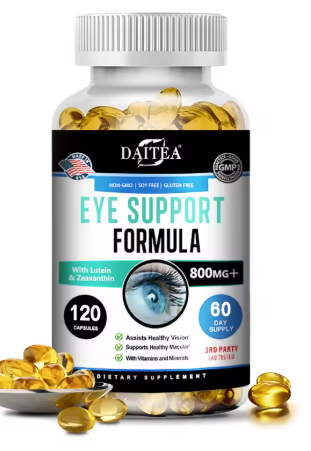 Eye support formula with lutein and zeaxanthin, 120 capsule bottle