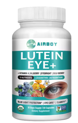 Lutein eye complex with bilberry bottle