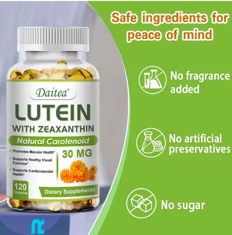 Lutein with zeaxanthin, 30 mg natural carotenoid
