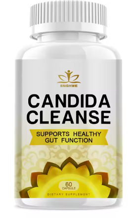 Candida Cleanse herbal gut blend, 60 capsule bottle