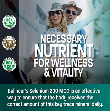 Selenium 200 mcg, non-GMO, gluten free, soy free