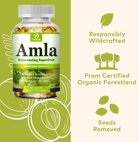 Amla rejuvenating superfruit capsules, responsibly wildcrafted