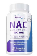 NAC N-acetyl L-cysteine 600 mg with selenium, 30 capsule bottle