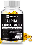 Alpha lipoic acid free radical scavenger, 120 capsule bottle