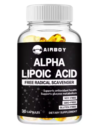 Alpha lipoic acid, 30 capsule bottle