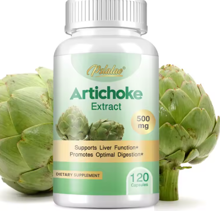 Artichoke extract 500 mg, 120 capsules, supports liver function and digestion