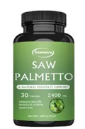 Saw palmetto 2400 mg, 30 capsule bottle