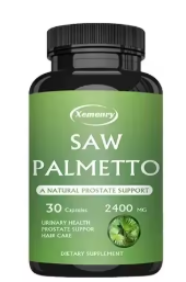 Saw palmetto 2400 mg, 30 capsule bottle