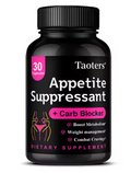 Appetite suppressant with carb blocker, 30 capsule bottle