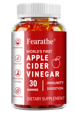 Apple cider vinegar gummies, 30 gummy bottle