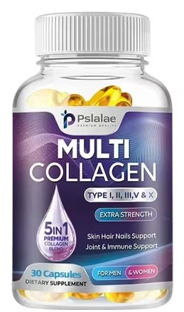 Multi Collagen Complex, 30 capsule bottle