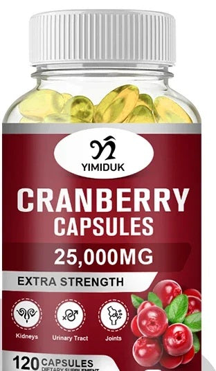 Pure cranberry concentrate, 120 capsule bottle
