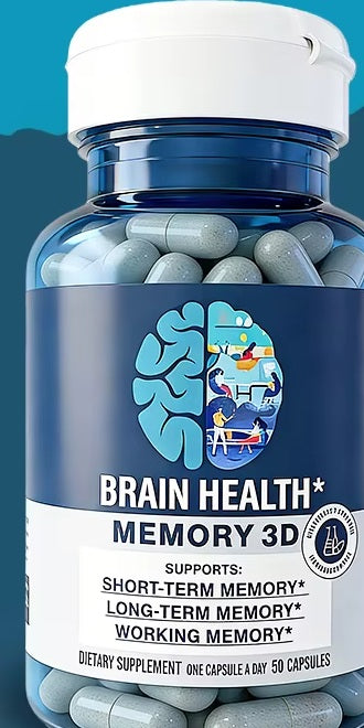 Memory & Focus Nootropic, 50 capsule bottle